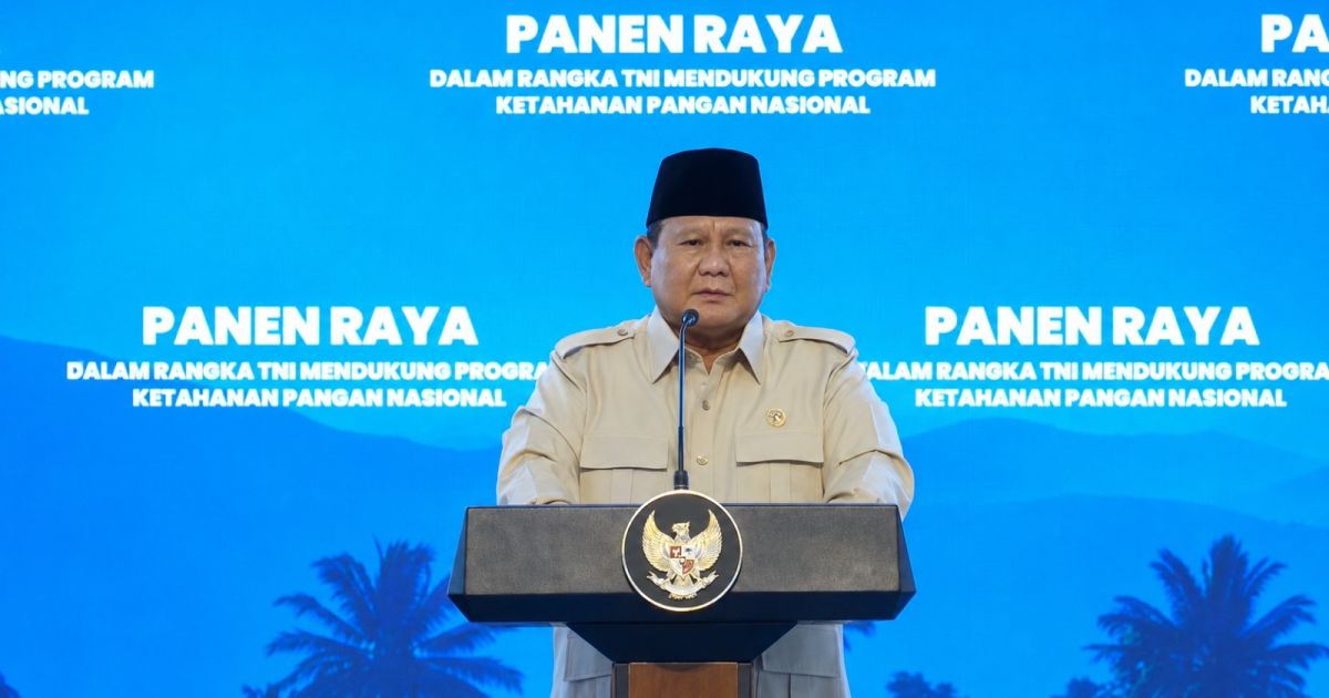 Presiden Prabowo: Ketahanan Pangan Adalah Gerakan Nasional, TNI-Polri Harus Selalu Bersama Rakyat