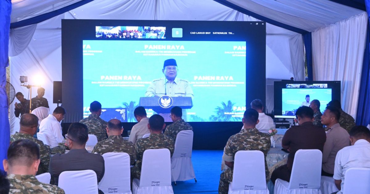 Lanud Sultan Hasanuddin Gelar Panen Raya Tebu, Dukung Swasembada Gula Nasional