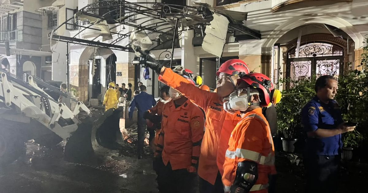 Ledakan Diduga Berasal dari Pipa Gas, Basarnas Fokus Evakuasi Korban di Medan