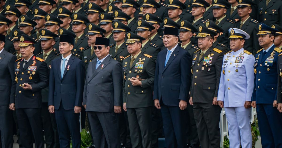 Presiden Prabowo Lantik 1.177 Perwira Remaja TNI-Polri 2026, Panglima TNI dan Para Kepala Staf Hadiri Praspa