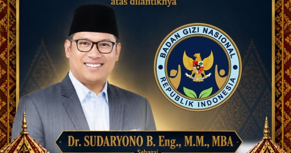 GANTARA Ucapkan Selamat kepada Dr. Sudaryono sebagai Kepala Badan Gizi Nasional