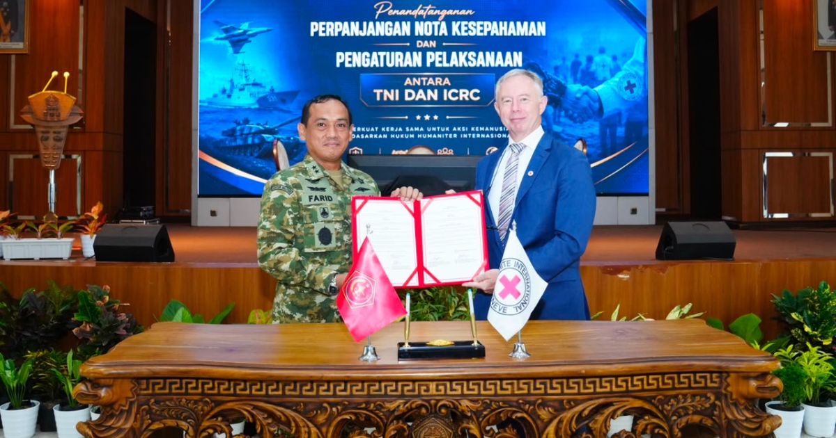 TNI dan ICRC Perpanjang Kerja Sama Hukum Humaniter Internasional, Perkuat Profesionalisme Prajurit