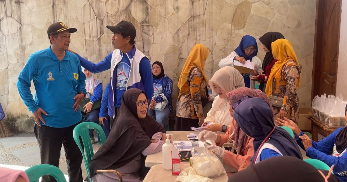 Gerakan Langit Biru Indonesia Asri Demokrat Bogor, Ratusan Ibu Antusias Ikuti Cek Kesehatan Gratis