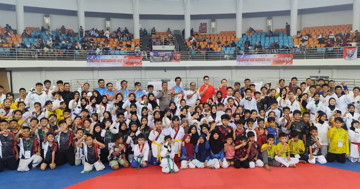 602 Atlet Pelajar Bertanding di Kejuaraan Taekwondo MGMP 2026 Kabupaten Bogor