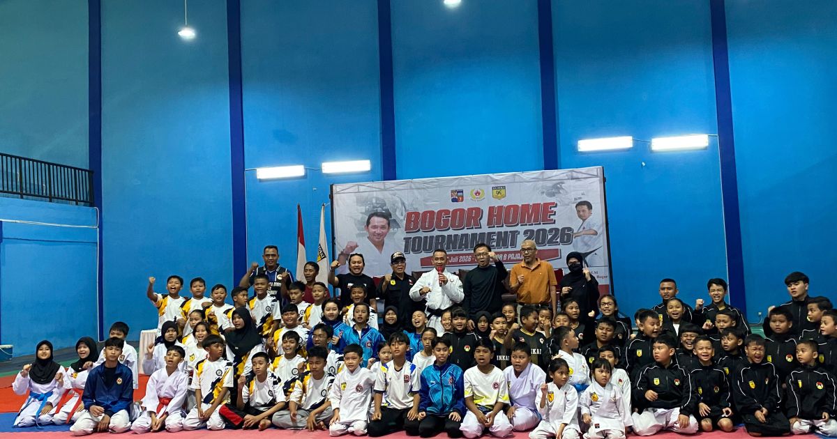 Karate Bogor Home Tournament 2026 Diikuti Ratusan Atlet, KONI Kota Bogor: Lahirkan Bibit Juara Masa Depan