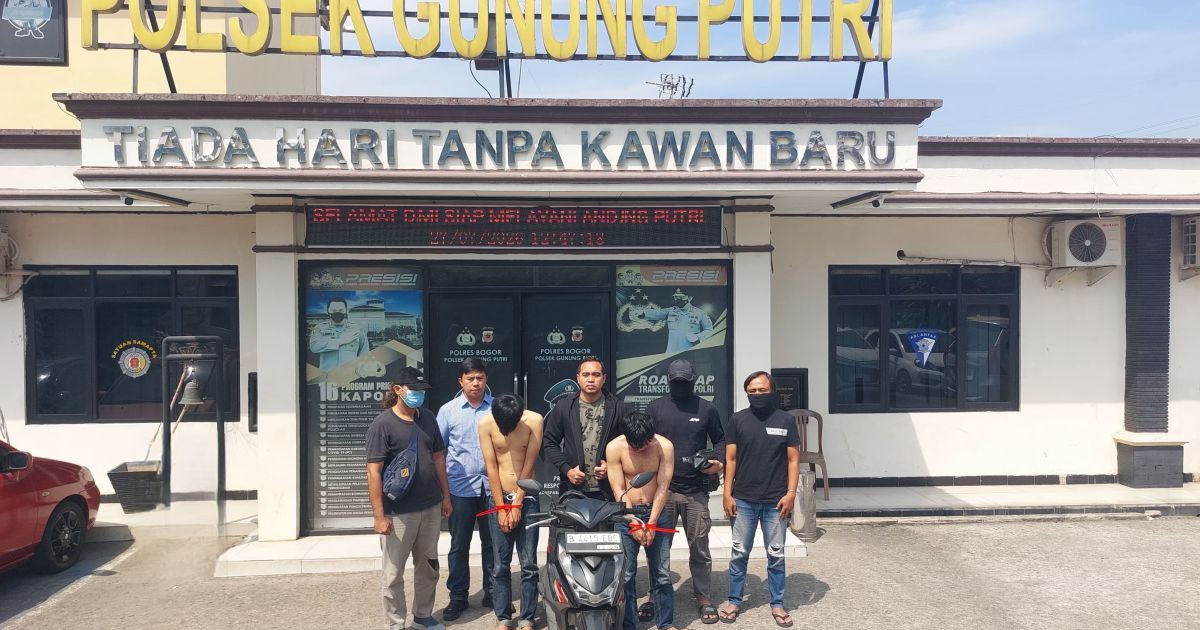 Komplotan Curanmor di Wanaherang Dibekuk! Residivis Kambuhan Bawa Senpi Rakitan, Penadah Ikut Diciduk