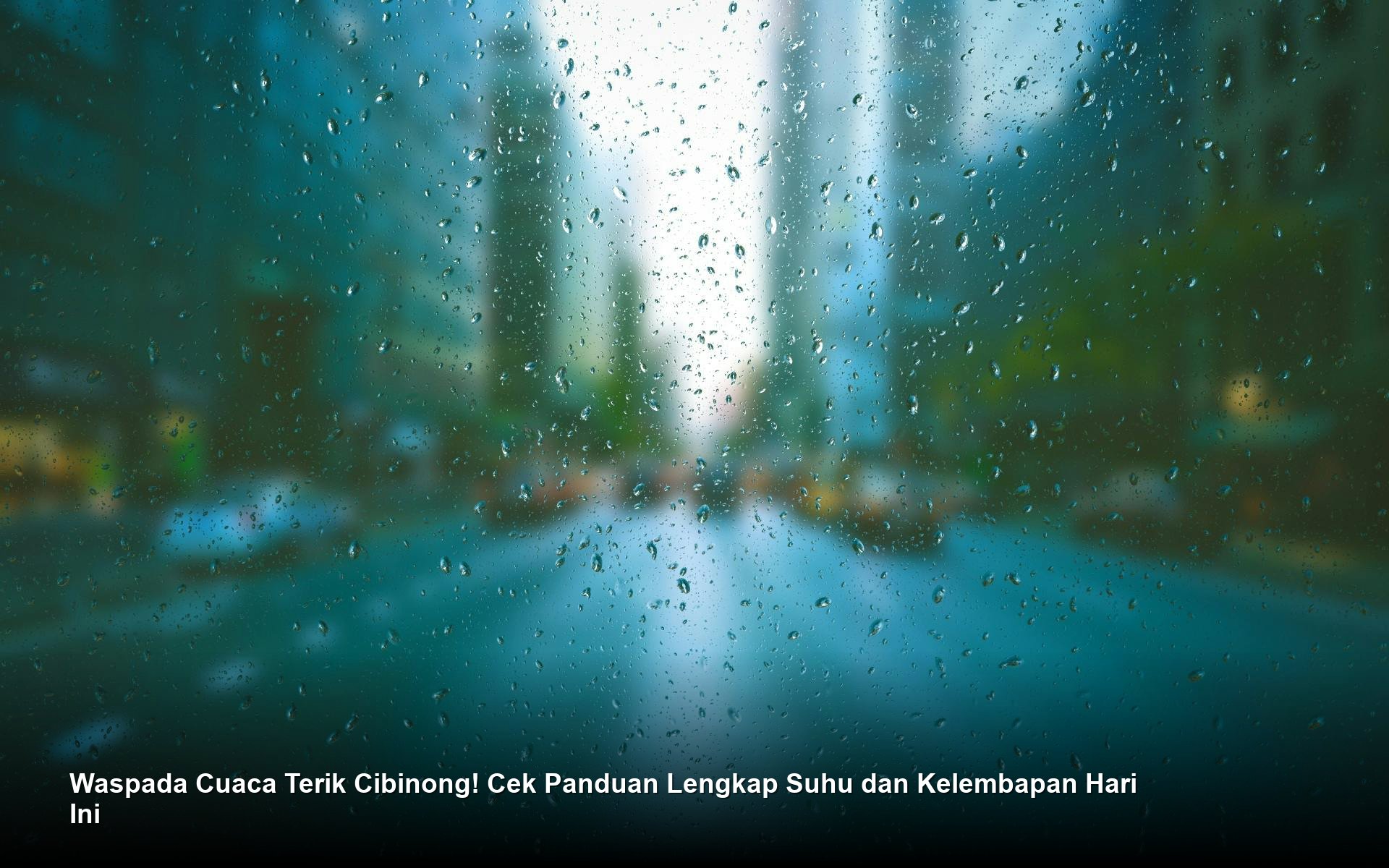 Cuaca Wilayah Kabupaten Bogor dan Sekitarnya