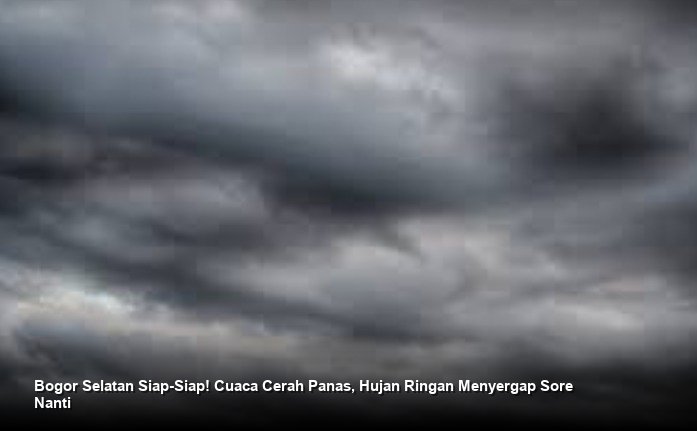 Cuaca Wilayah Kota Bogor dan Sekitarnya