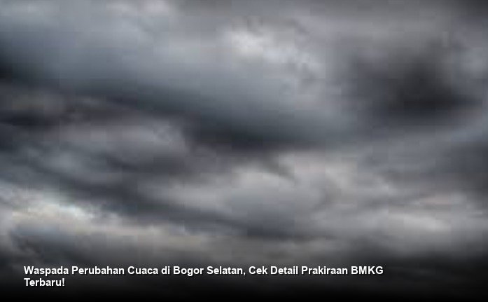 Cuaca Wilayah Kota Bogor dan Sekitarnya