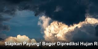 Cuaca Wilayah Kabupaten Bogor dan Sekitarnya